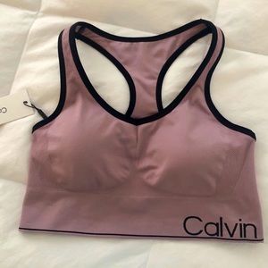 Calvin Klein Sports Bra. Size Large